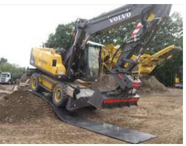 Plaque de roulage pour la protection des chemins de chantier, de gazon, des travaux de route_2