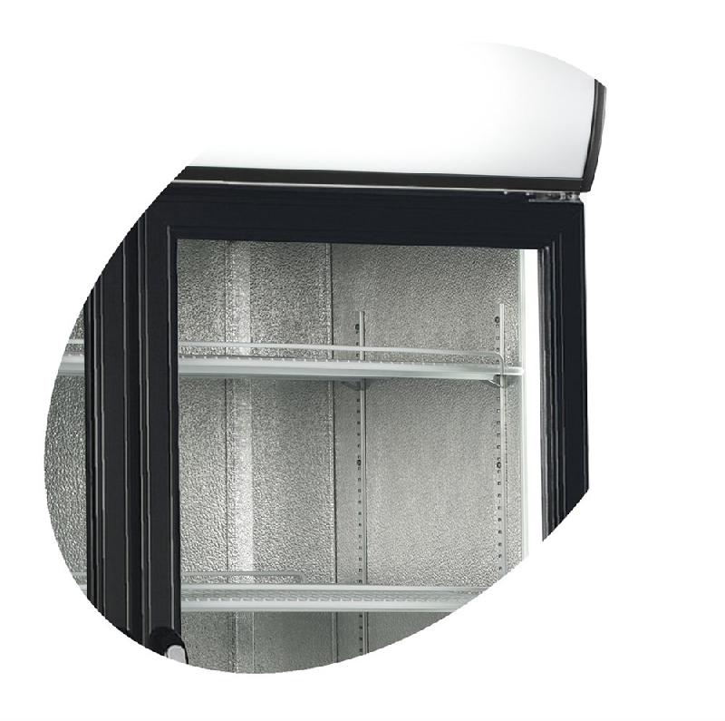Vitrine réfrigérée FSC - 2 ou 3 portes avec caisson lumineux - Finition au choix - Référence FSC1200H_2