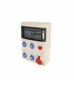 Armoire électrique de chantier conforme NF C 15-100 - Distribution électrique pour immeuble en construction - H2MC_2