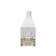 Cordon RJ45 catégorie 6 F/UTP blanc - 20 m - Blindé en aluminium/cuivre - Compatible normes ANSI/TIA 568 et ISO 11801_2