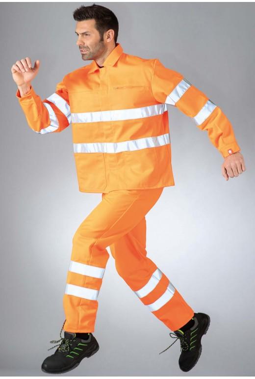 Veste haute visibilité EN ISO 20471 classe 3 - Visio 3 réf. 11051flj3 ou 11057flo3 - Multipoches et bandes rétroréfléchissantes_2