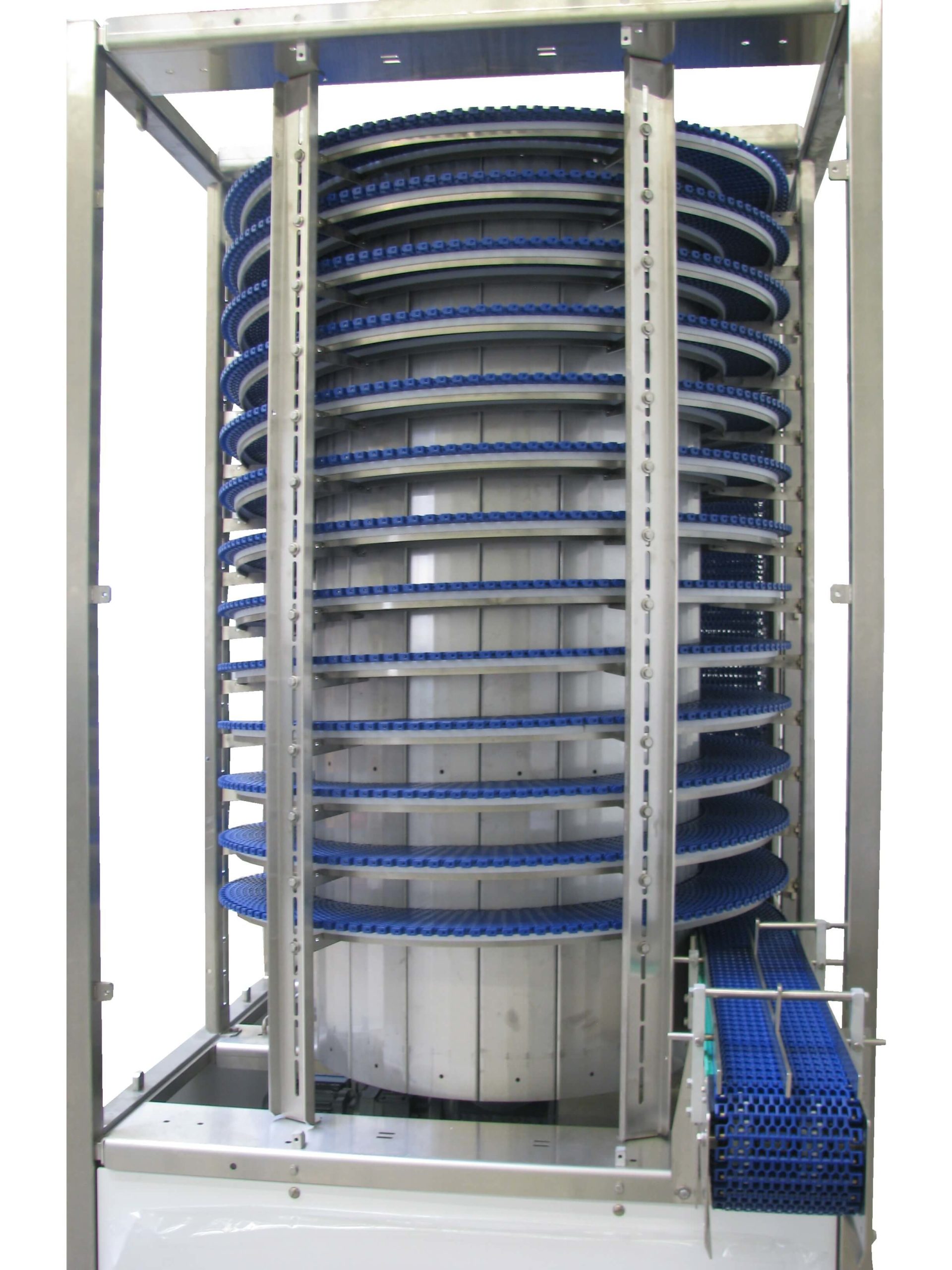 Elévateur à spirale pour  l'ascension ou la descente de manière hélicoïdale de produits en continu_2