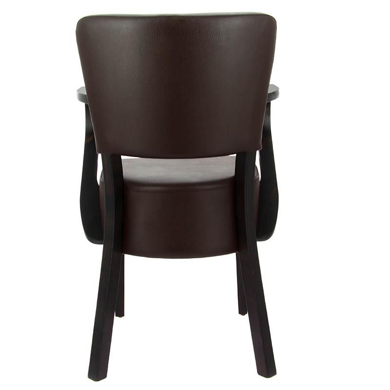 Fauteuil restaurant Amsterdam - MARRON_2