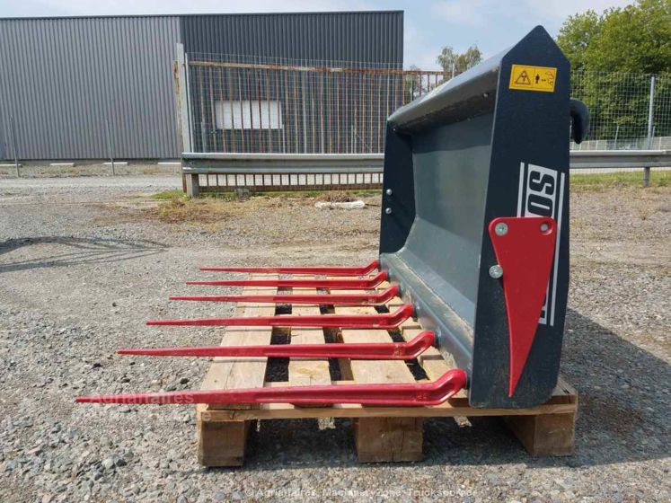Fourche à fumier 1,50 m - Sonarol WO SNR 1500 - 6 dents - Adaptable Euro_2
