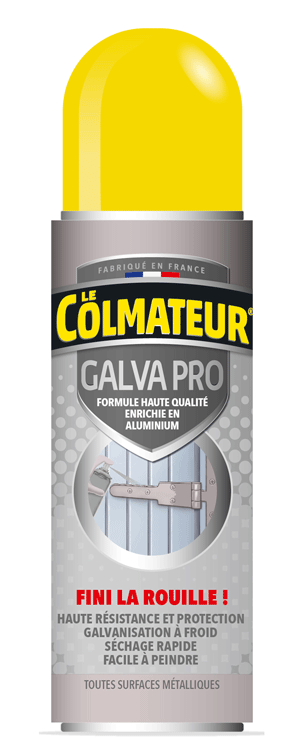 Le Colmateur® Galva Pro - aérosol antirouille enrichi en aluminium - formule haute qualité_2
