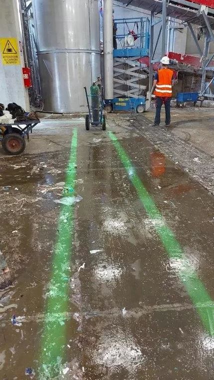 Projecteur LED de ligne virtuelle - Marquage au sol sans usure - Rouge, Vert, Bleu, Jaune_3