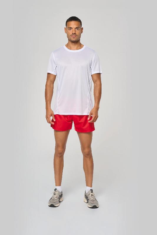 T-shirt de sport bi-Matière manches courtes - Réf: PA465 - PROACT - Tissu léger respirant_2