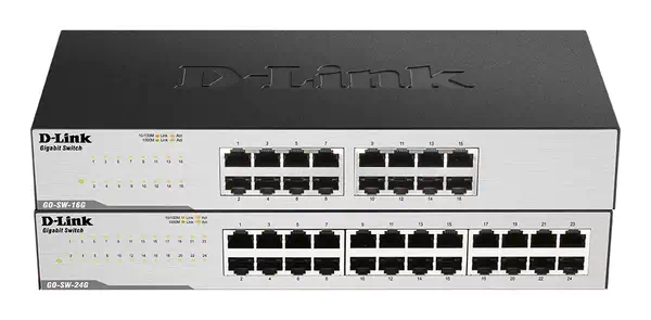 D-Link GO-SW-24G Non-géré L2 Gigabit Ethernet (10/100/1000) 1U Noir_2