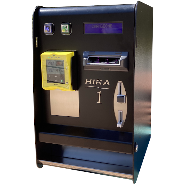 Distributeur de jetons - Faible encombrement - CB/pièces/billets - 2000 jetons - Hopper universel_2
