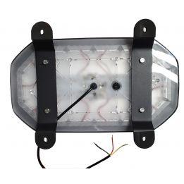 Mini Rampe gyrophare Leds Bleues - Fixation magnétique - 251072M_2