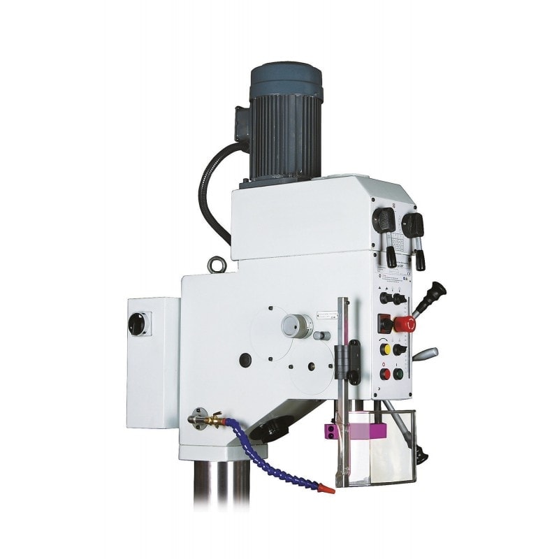 Perceuse à colonne Optimum B 40 GSM - Descente automatique, 18 vitesses, taraudage, arrosage intégré_2