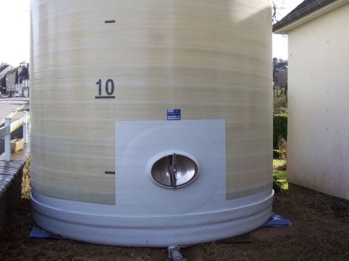 Cuves de stockage pour engrais liquide - pente 2% - Maitre-Simonneau - capacité de 21 à 102 m3 - polyester haute résistance à la corrosion_2
