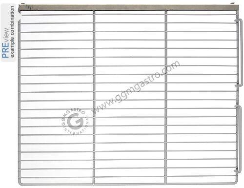 Rails en acier inoxydable - 1x gauche & 1x droite - 645mm_2