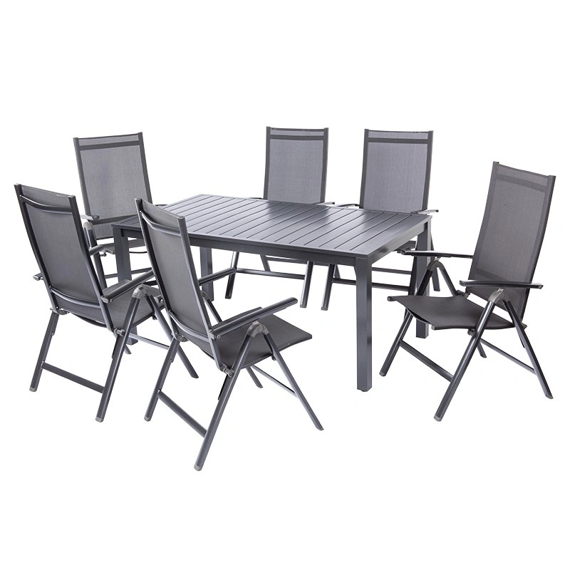 Table de jardin rectangulaire compact 159x90x74cm – MTF – aluminium – 2nab3124_2