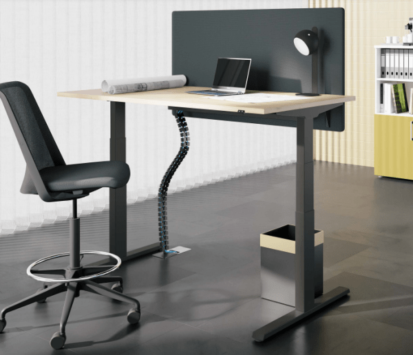 Bureau open space réglable en hauteur - pieds électriques avec boîtier de commande - ALTIM+ Columbia_2