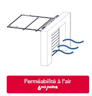 Porte sectionnelle à ouverture rapide 620NG - Vitesse d'ouverture 1,4 m/s * - Perméabilité à l'air 6m3/m2h* - Perméabilité thermique 1,18 W/m2K *_2