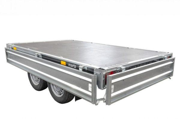 Remorque roues dessous - 2,54 X 1,53 M - 2000 KG - MARTZ HOCHLADER 250/2C_2