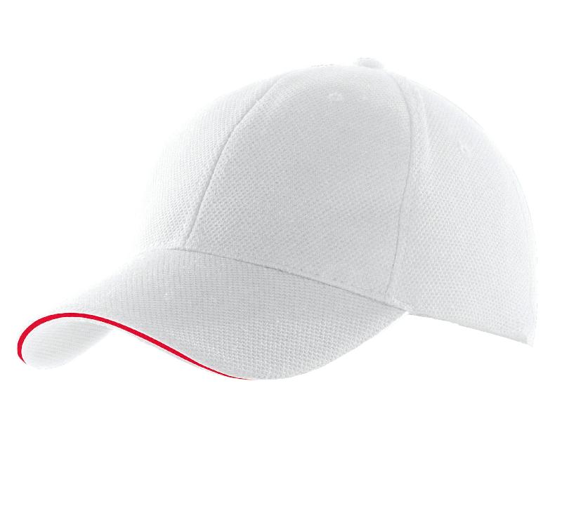Casquette sport en polyester piqué - K-up - Réf: KP207 - 6 panneaux, œillets d'aération, bande intérieure en éponge_2