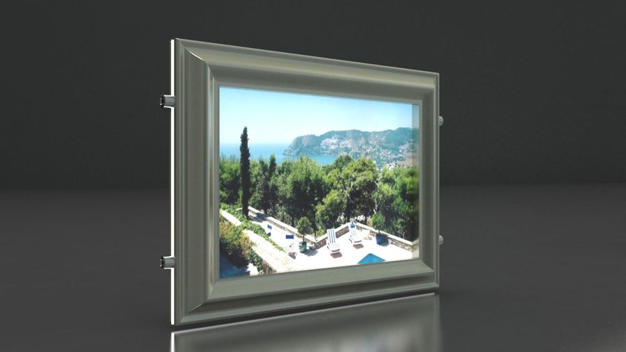 Le Riviera - Porte-affiche LED - Immocom - Format A3 - Ultra haute luminosité 6000 lumens_2