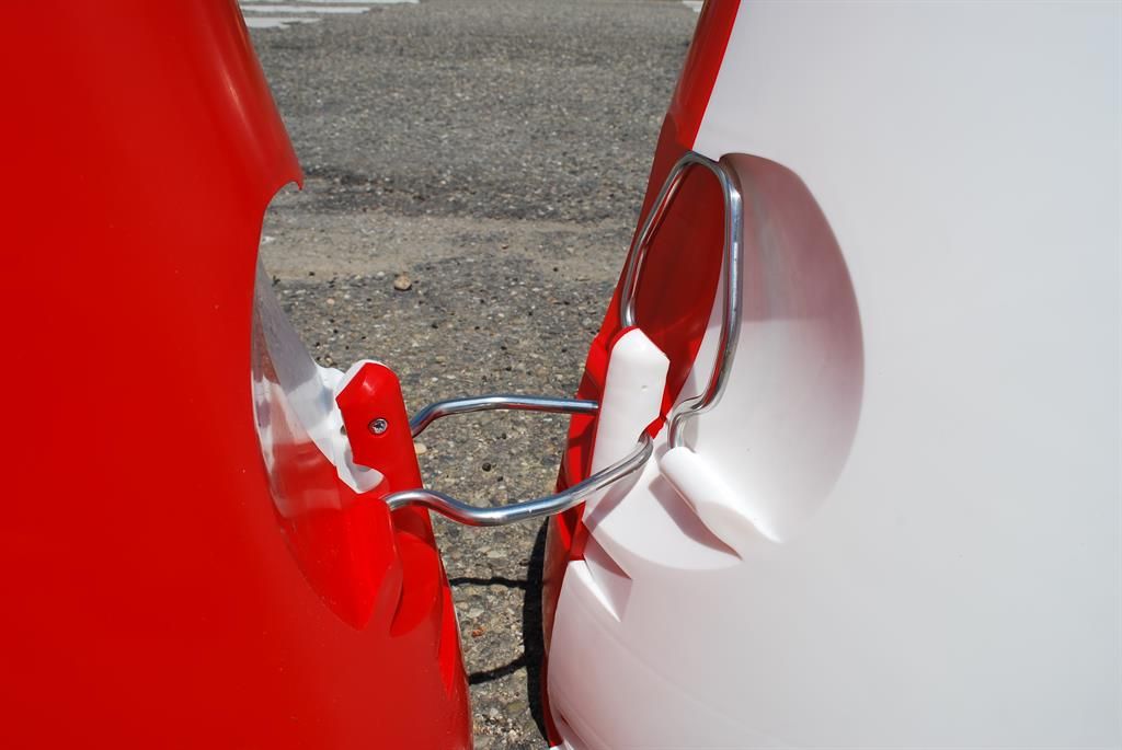 Séparateur de voie bicolore avec poignée ergonomique pour une manutention facile