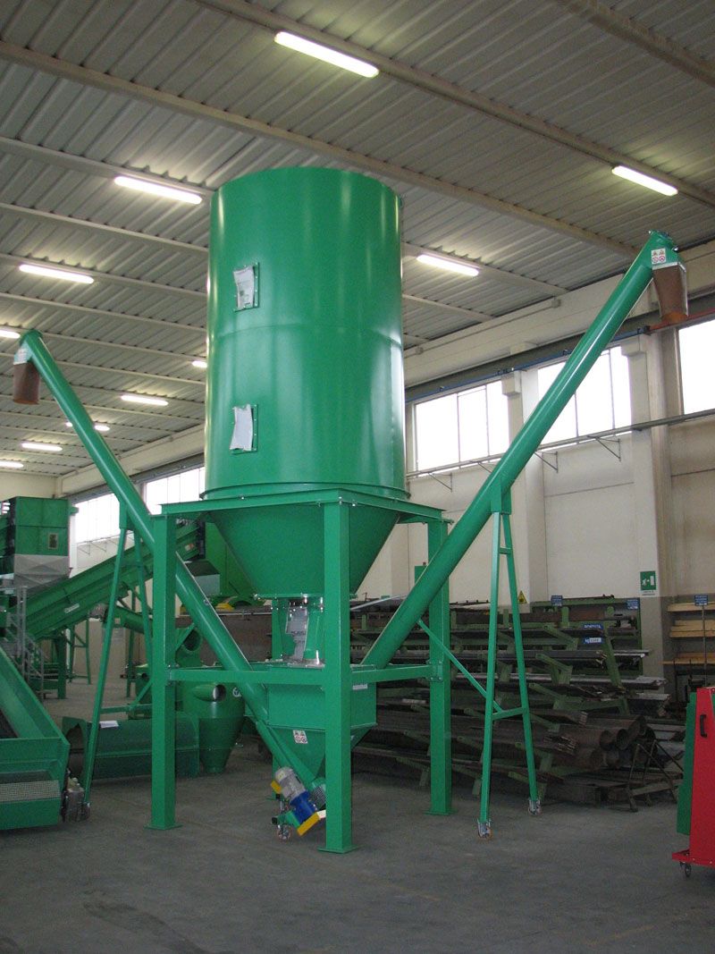 Stockage de plastique moulu avec dosage ajustable Tecnofer