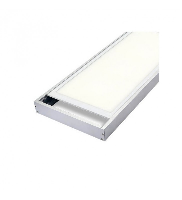 Boîtier saillie 120x30cm en aluminium - réf kitsai1203 - pour panneaux LED_2