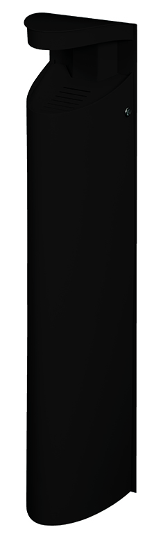 Cendrier sur pied ou mural - 10L - acier anti-corrosion - 5800 mégots - KOA_2