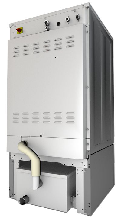 Laveuses essoreuses professionnelles WRP 8-10 - Danube International - facteur G élevé 450 - carrosserie en skinplate gris, tambour inox, commande EASY TOUCH 2_2