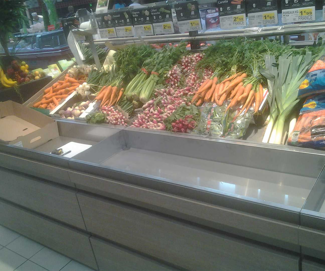 Présentoir de mise en avant de produits fruits_2