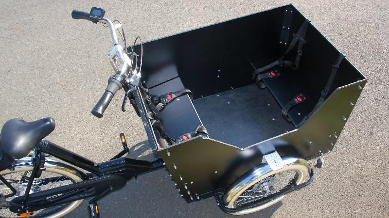 Triporteur Amsterdam Air eDrive - Grand coffre, 4 enfants, moteur Bafang Max M400_2