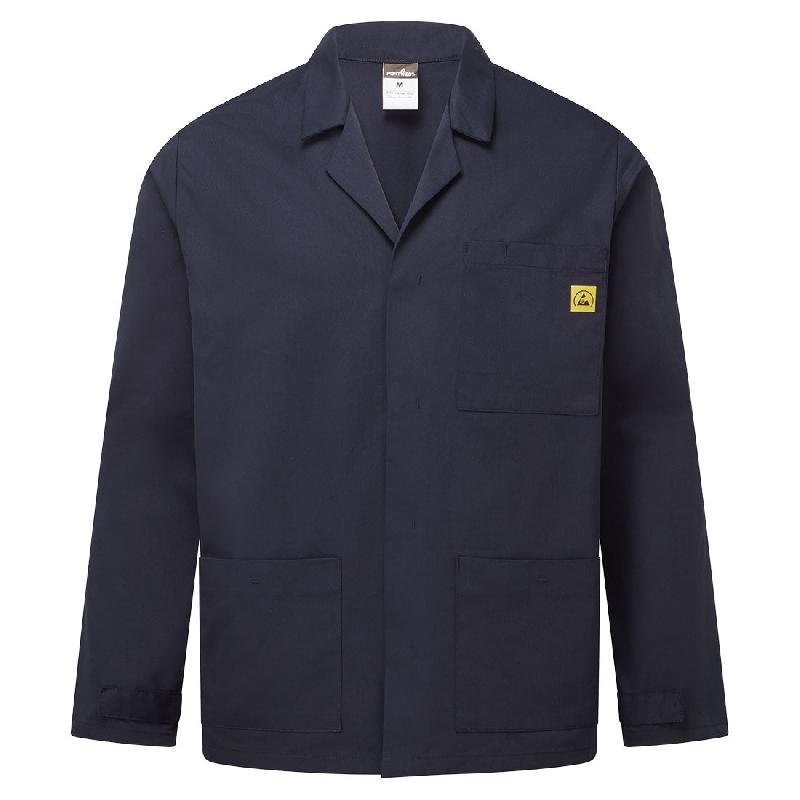 Blouse Antistatique ESD - marine foncé / XXS_2