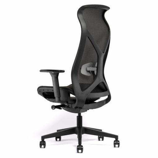 Fauteuil haut dossier AIR neuf - tout résille - ergonomique avec têtière intégrée et accoudoirs 3D - confort optimal_2