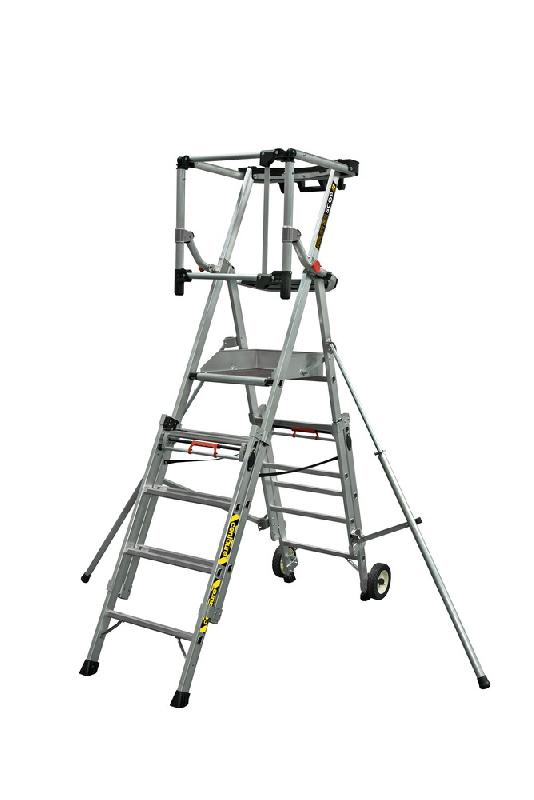 Plate-forme individuelle roulante télescopique 4 à 7 marches - Masterscop_2