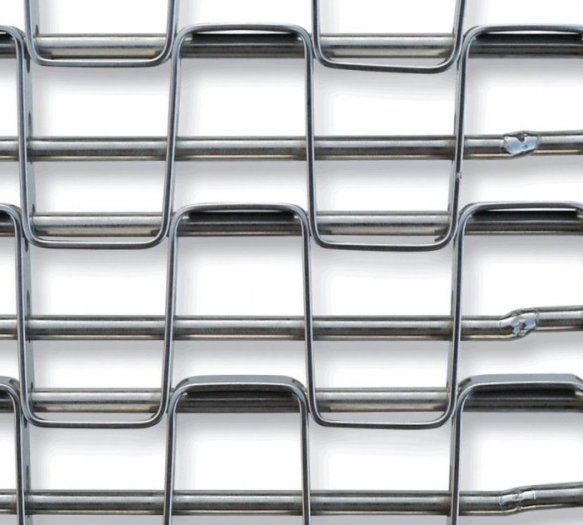 Type MG - bandes transporteuses métalliques Codina - maille à fil rond pliée en forme d'œillet_2