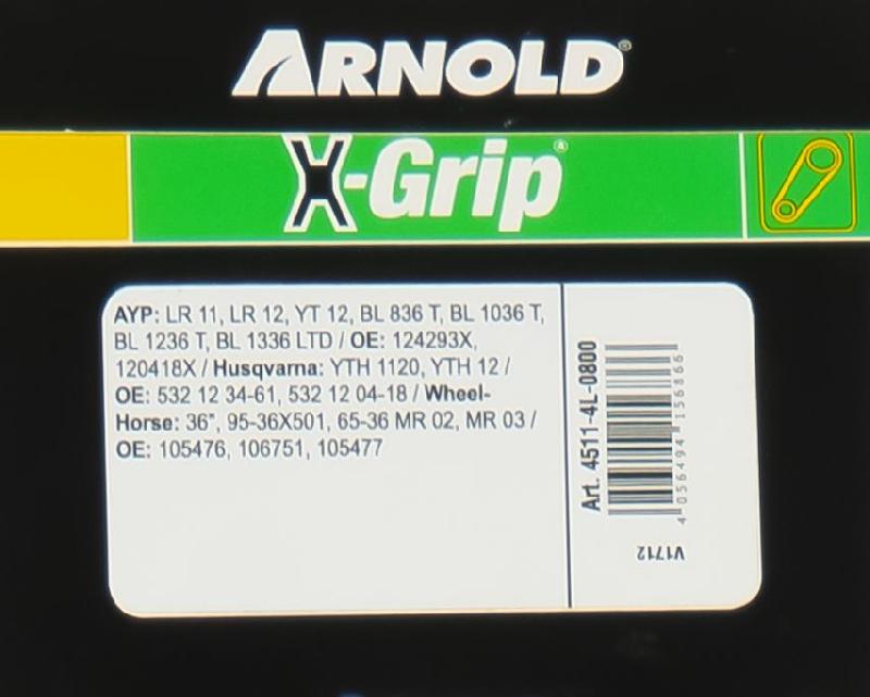 Courroie trapézoïdale X-Grip V - Type 4L800_2