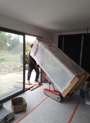 Diable électrique avec batterie rechargeable intégrée