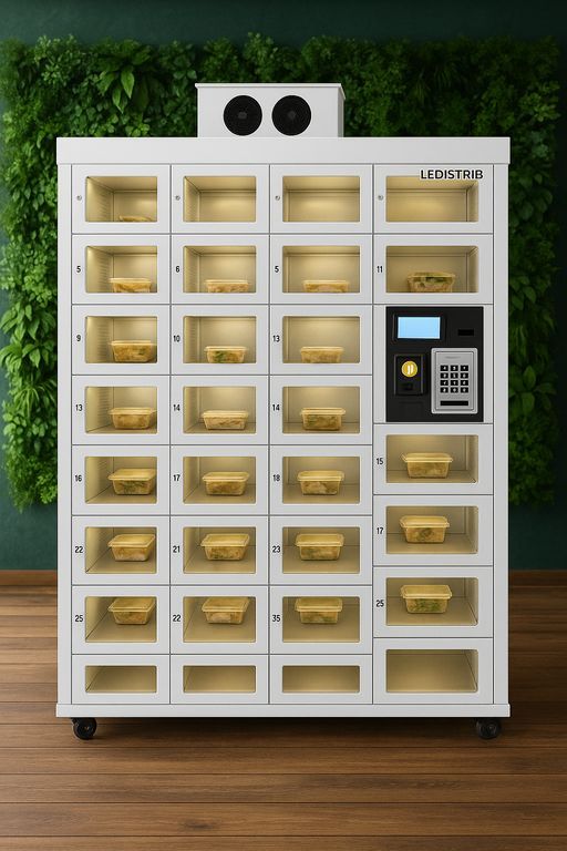 Distributeur automatique multi-produit à casiers réfrigérés ? LEDISTRIB (intérieur / extérieur)_2