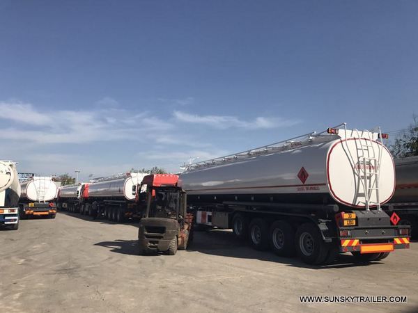 Remorque citerne - Xiamen Sunsky Trailer Co., Ltd - 45 000 litres, 4 essieux, norme ADR_2