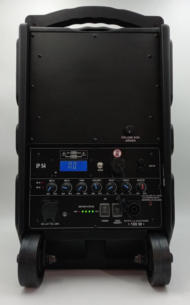 Sonorisation aquatique TM 400 AQUA - 400 Watts - Étanche IP54 - Utilisation piscine et plage_2