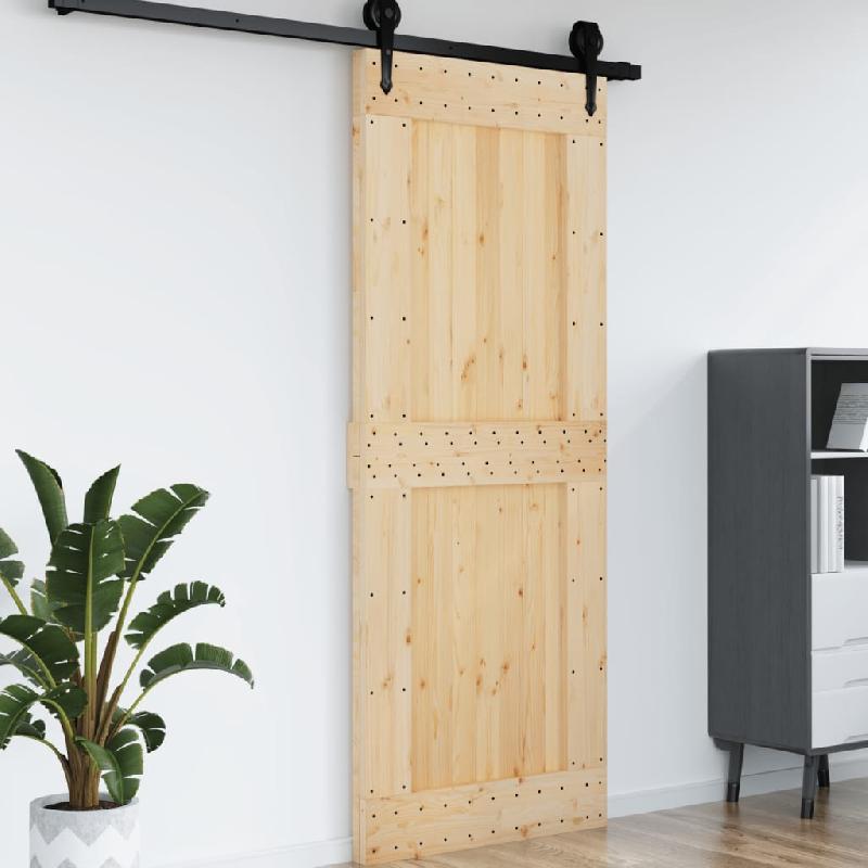 Vidaxl porte narvik 90x210 cm bois massif de pin 154439_2