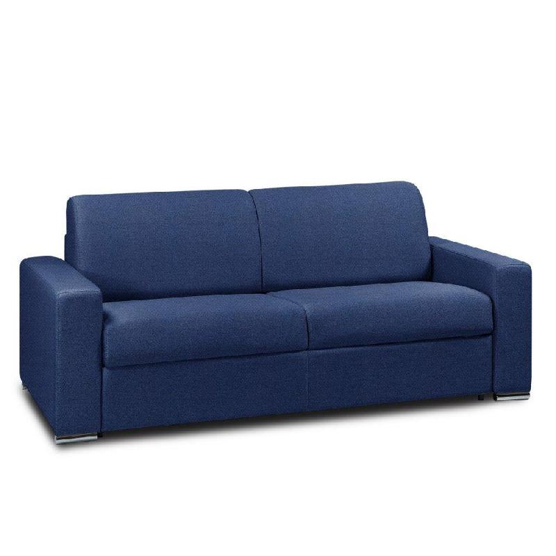 Canapé-lit 2-3 places Dreamer convertible express 120 cm - Neo bleu cobalt - Matelas 16 cm haute résilience_2