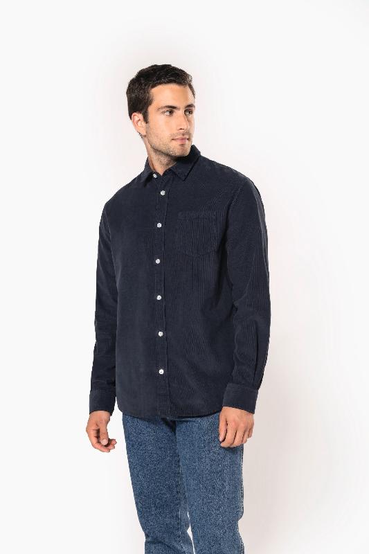 Chemise manches longues en velours côtelé homme - Réf: K599 - Kariban_2