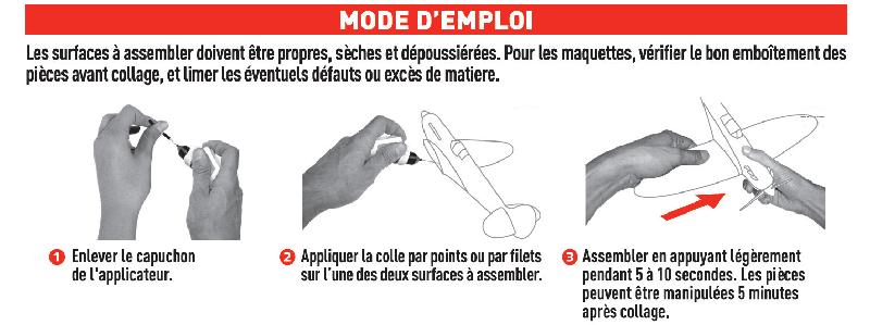 Colle réparation spéciale loisirs & décoration SADER - 30ml - embout ultra fin, transparente, prise immédiate_2