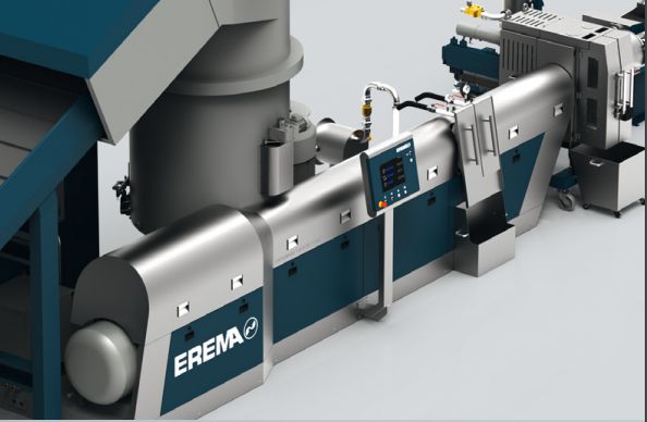 Intarema t, te - machine de granulation plastique - erema - compacteur-déchiqueteur de grande taille optimisé jusqu'à 30 % de débit_2