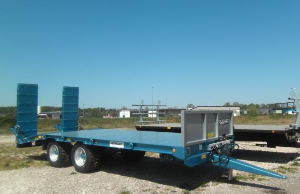 Remorque tandem RP16 avec anneaux d'arrimage latéraux