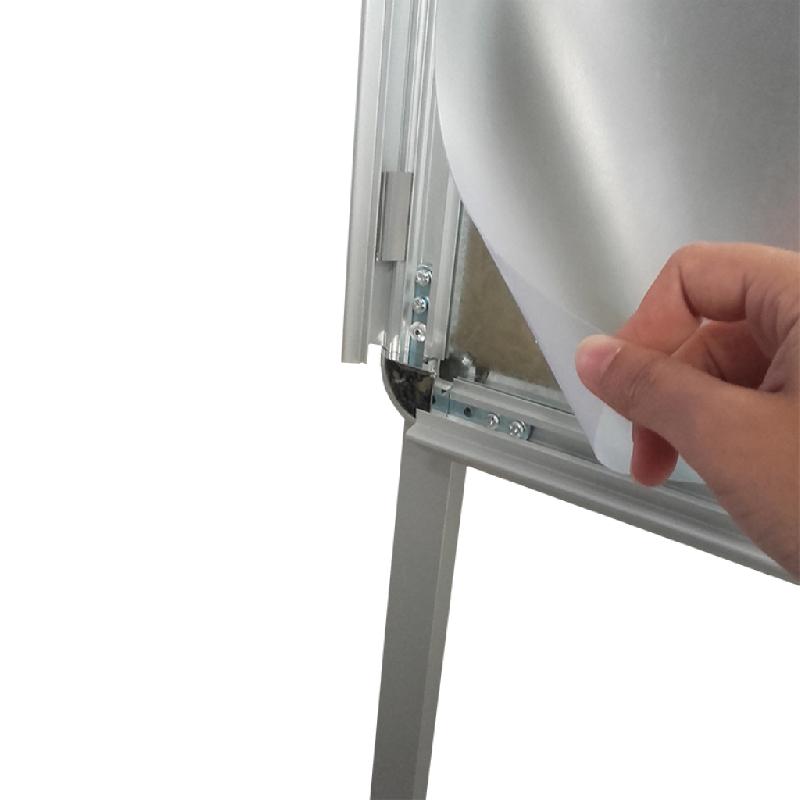 Stop trottoir chevalet - Aluminium porte affiches - BCS, BCS-10_2