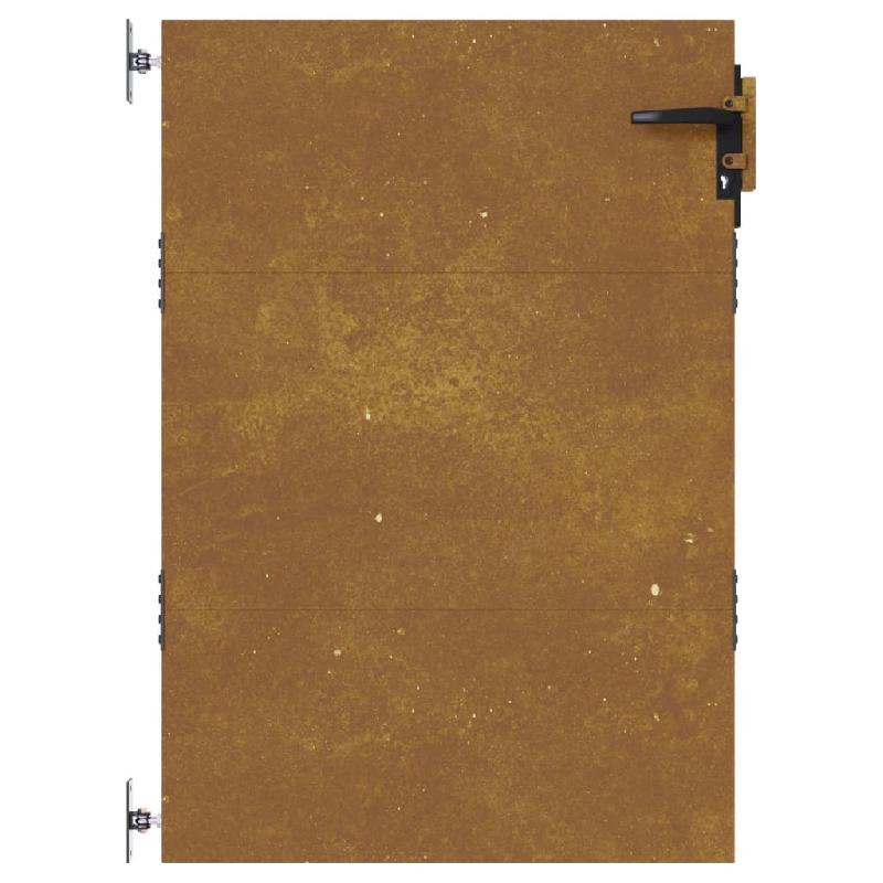 Vidaxl portail de jardin 85x150 cm acier corten 153259_2