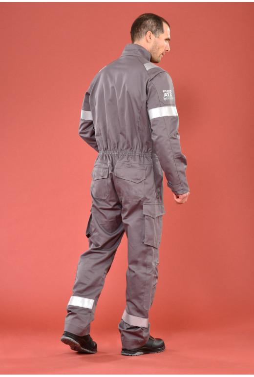 Combinaison multirisques ATEX Plus réf. 656*ATX - 9 poches - Bandes rétroréfléchissantes ignifuges - Normes EN 14404, IEC 61482-2, EN ISO 11612_2