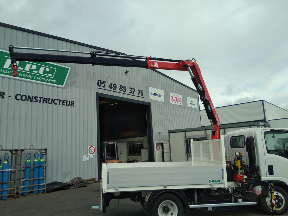 Grue sur remorque - portée de 1 à 12 t/m pour porteur, tracteur et remorque - HPC - Fassi_2