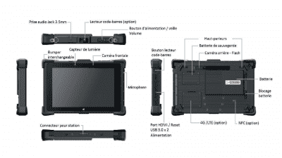 Tablette durcie 8